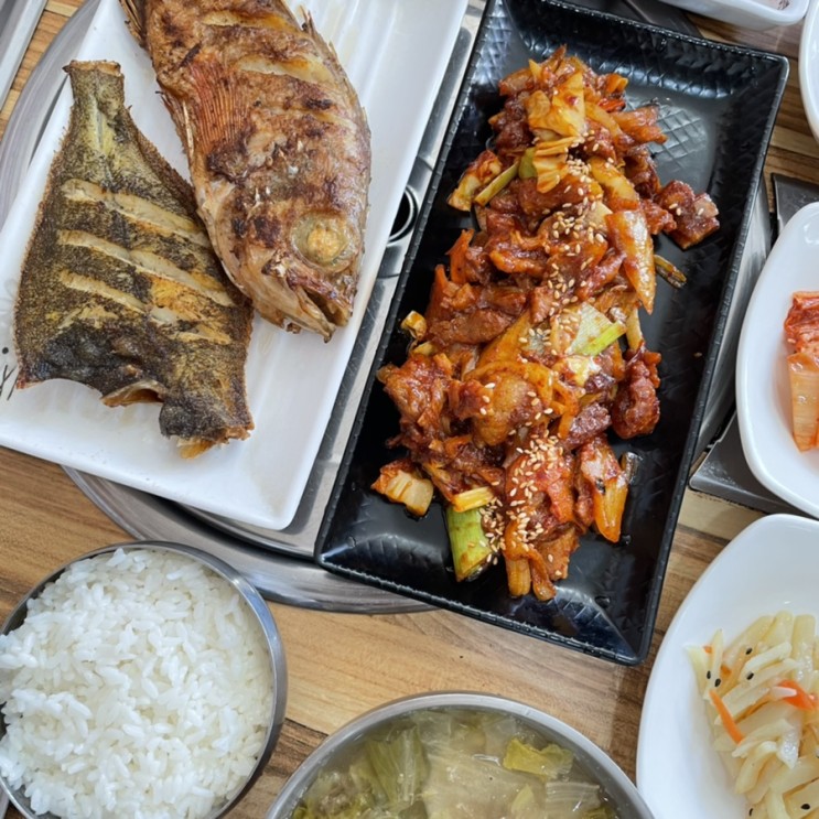 거제 상동 밥집, 백반 정식 기사식당