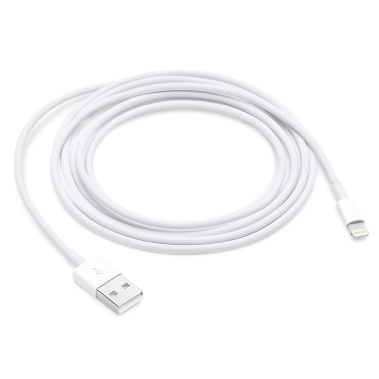  Apple 정품 LIGHTNING TO USB 케이블 2m MD819FE/A, 1개