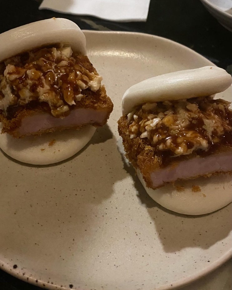  <한남동 다츠> 이태원 카츠산도/ 카츠바오 맛집 아시안 레스토랑에서 저녁식사