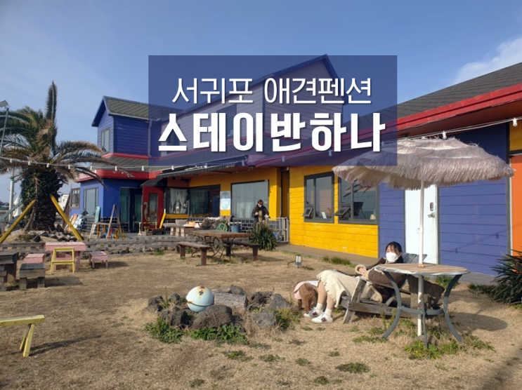  스테이반하나 솔직 후기 : 오션뷰와 감각적인 인테리어 서귀포 애견동반펜션