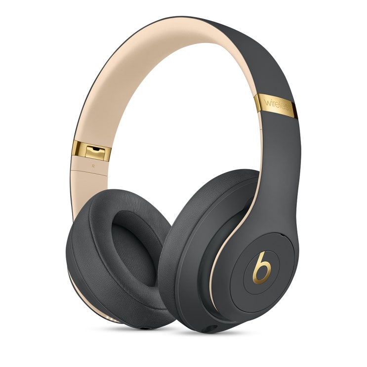  Apple Beats Studio3 무선 온이어 헤드폰, 샤도우 그레이, MXJ92PA/A