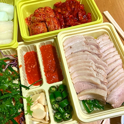  원할머니보쌈 / 모둠보쌈 / 보쌈은 여기서만 먹음 맛있으니까 !