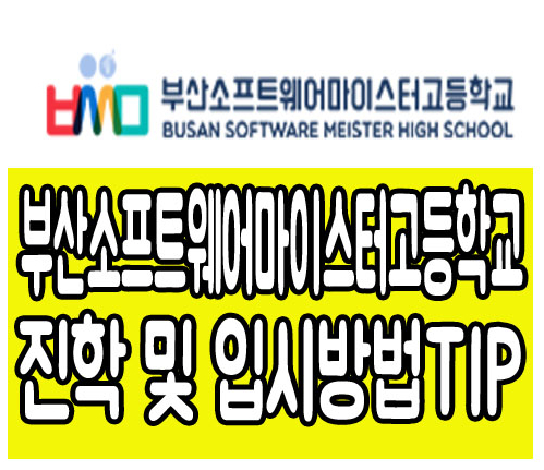  부산소프트웨어마이스터고등학교 : IT특성화고 입시전형TIP