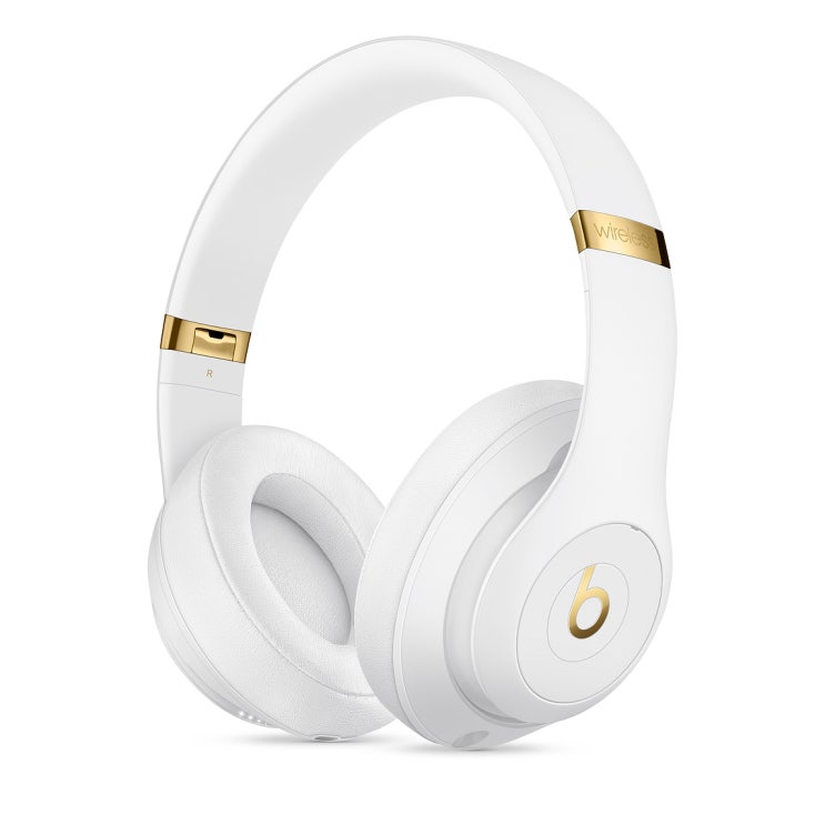  Apple Beats Studio3 무선 오버이어 헤드폰, 화이트, MX3Y2PA/A