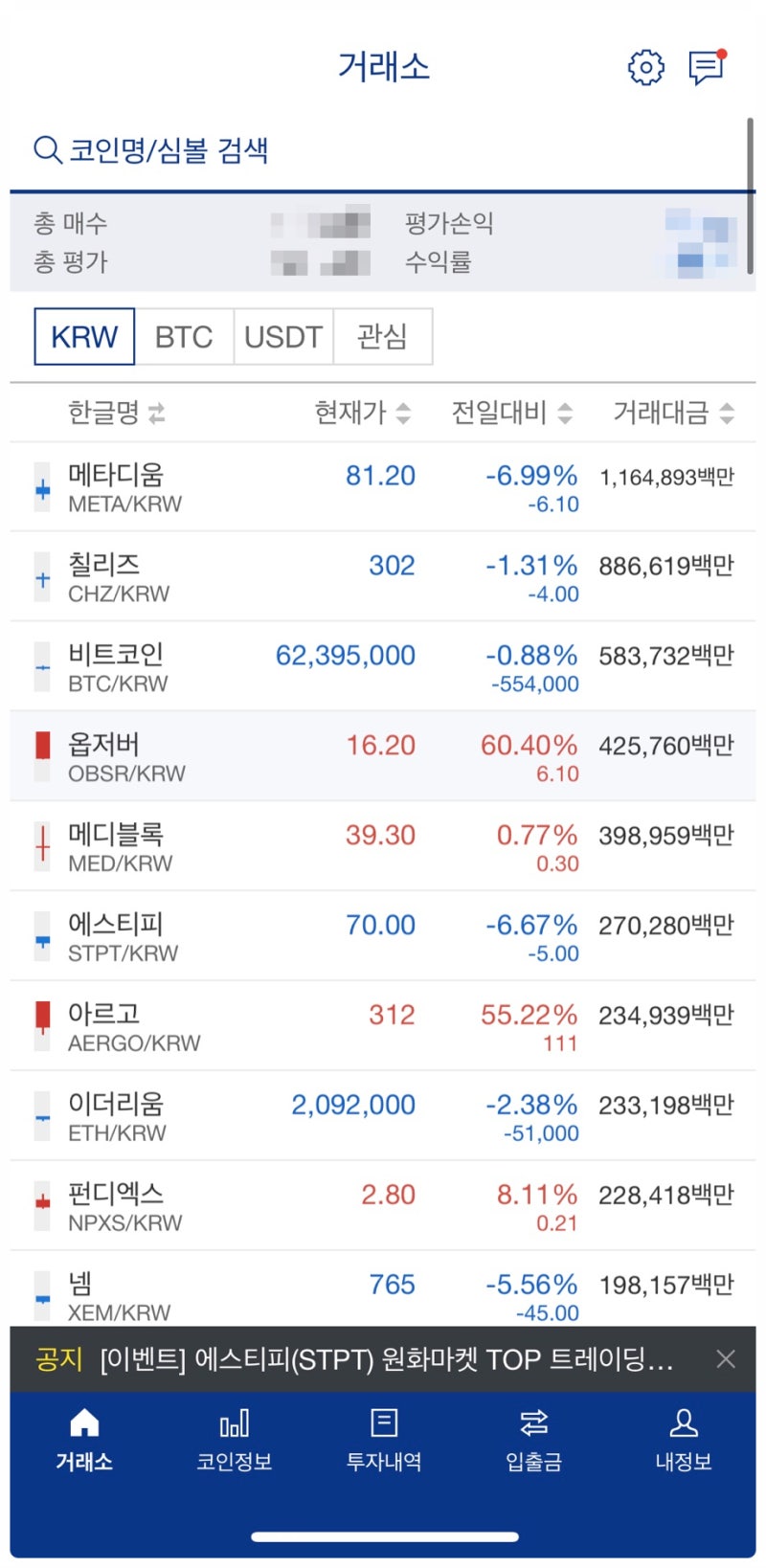 가상화폐 비트코인 쉽게 시작하기! (업비트 UPbit) : 네이버 블로그