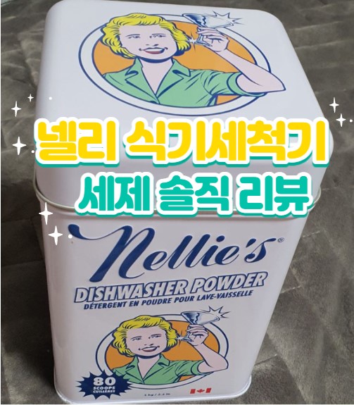  넬리, 에코버, 에코두 중 최종 승자는 넬리 식기세척기 세제!!