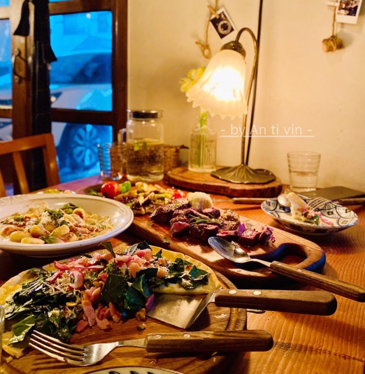  엔티빈, 3월 둘째주/ 아이들과주말일상(화성봉담 크림뇨끼가맛있는 파스타집 '리옹')