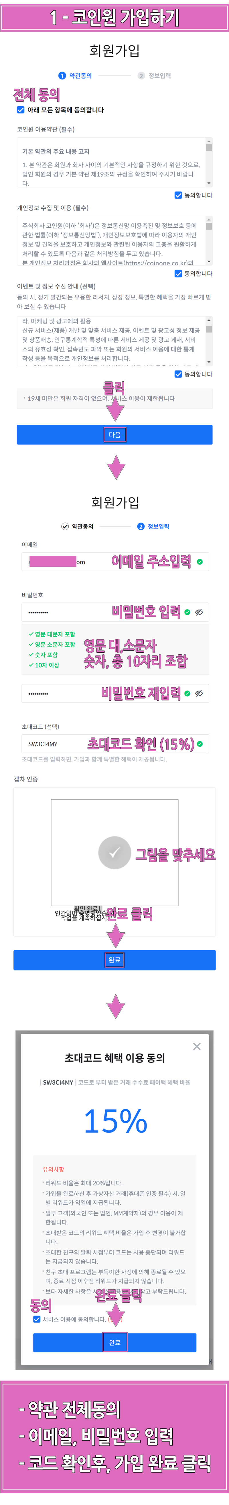 코인원 가입방법, 초대코드(15%) : 네이버 블로그