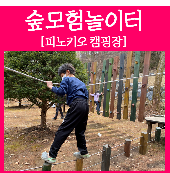 [원주 피노키오캠핑장] 어린이체험 많은 자연휴양림 키즈캠핑장
