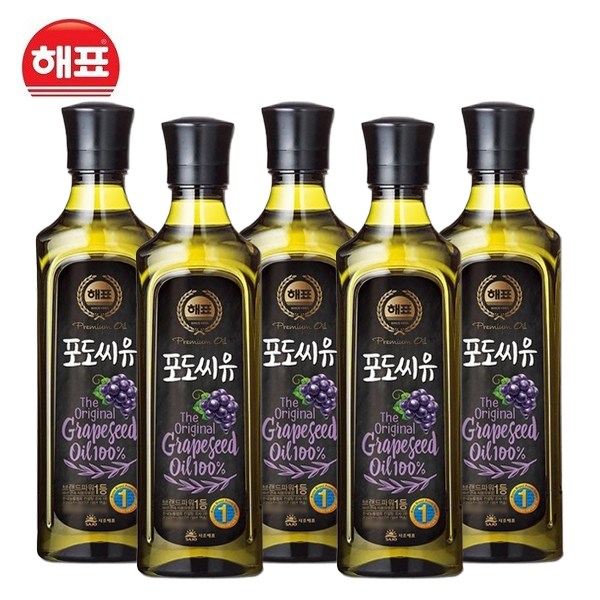 선호도 높은 해표 포도씨유, 900ml, 5개 좋아요 선호도 높은 해표 포도씨유, 900ml, 5개 좋아요