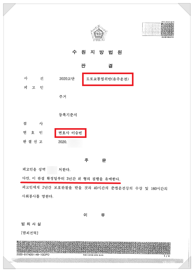  음주전과 6범 - 상습범임에도 집행유예 이끈 성공 사례