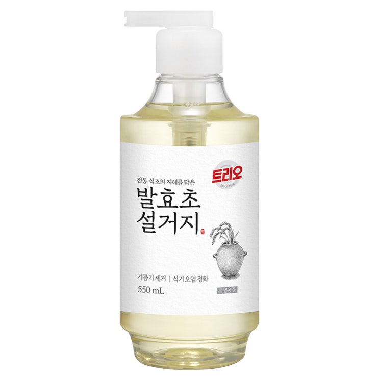 많이 찾는 트리오 발효초 설거지 세제 용기형, 550ml, 1개(로켓배송) 좋아요