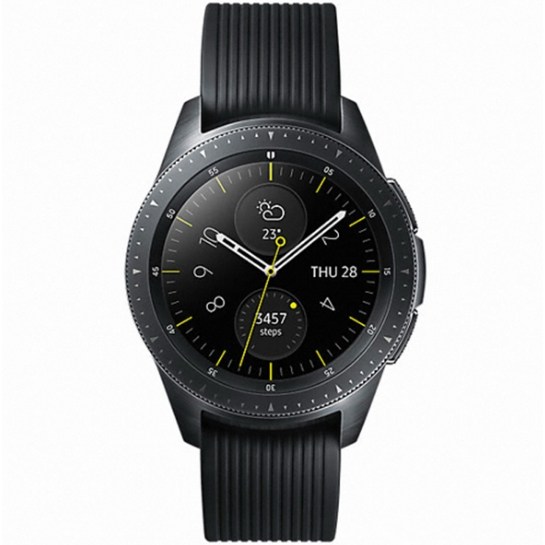  삼성전자 블루투스 갤럭시 워치 42mm 미드나잇 블랙, SM-R810N