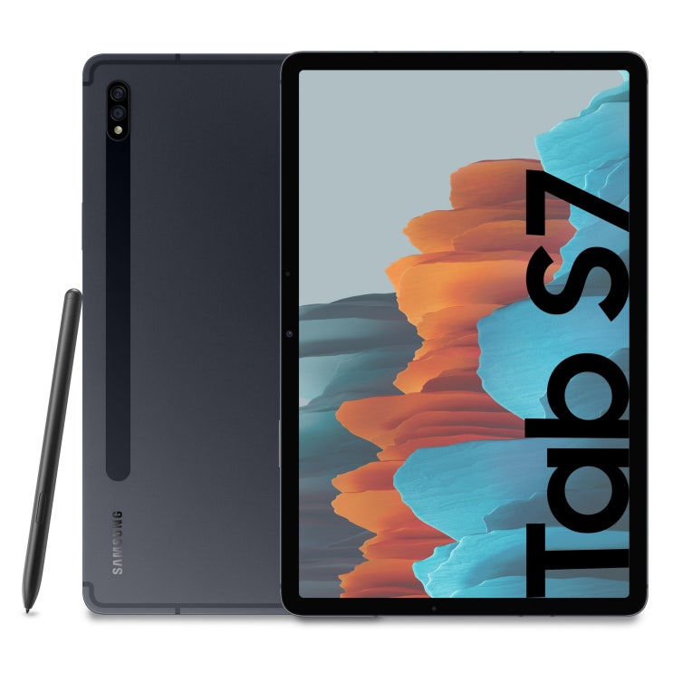  갤럭시 탭 S7 태블릿 SM-T870 3-7일 배송, 128GB+미스틱 실버