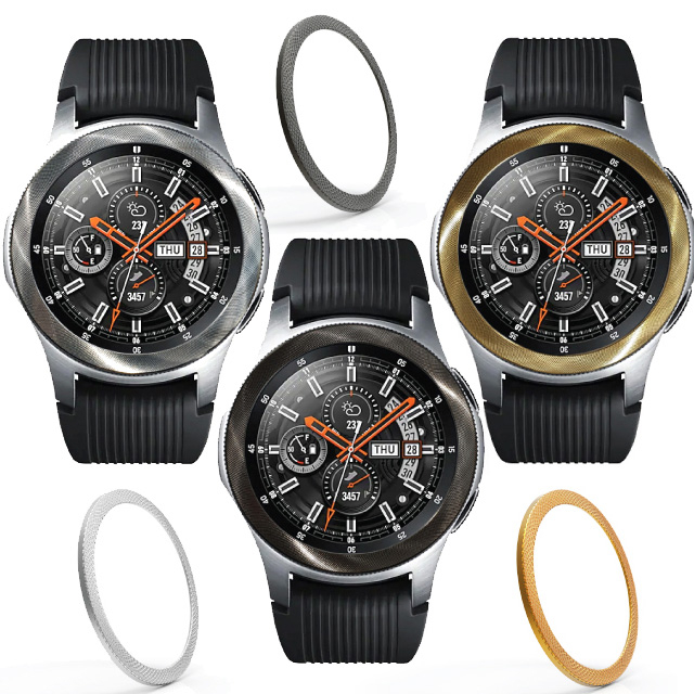  갤럭시워치 46mm 기어S3 베젤링 베젤, 1개, 프리미엄 골드