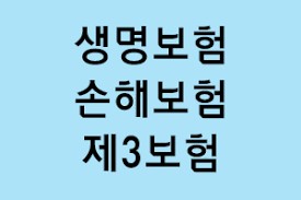  생명보험, 손해보험 차이점이 무엇일까요?(+제3보험 ) - 2021 보험파헤치기