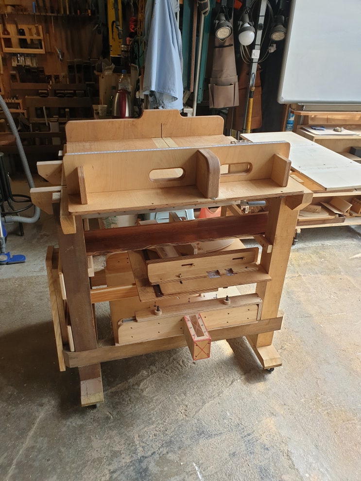  Table saw Jig rack  테이블쏘 지그 카트