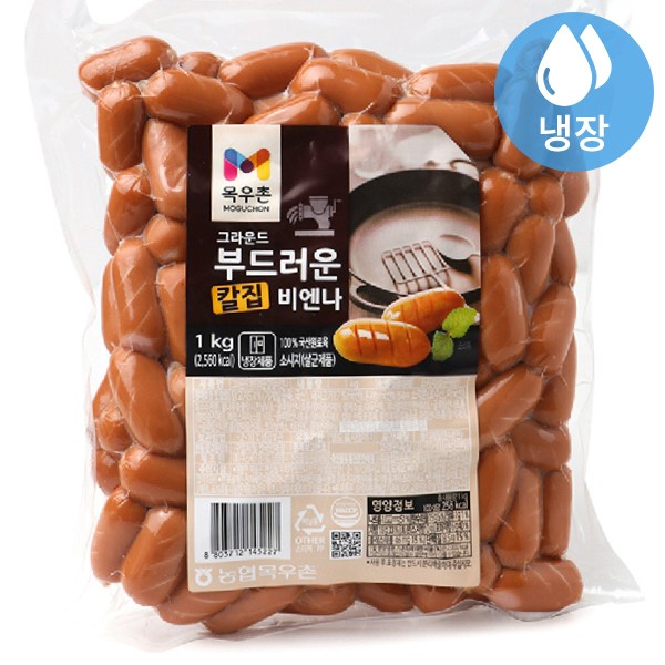 리뷰가 좋은 목우촌 그라운드 부드러운 칼집비엔나, 1개, 1kg 추천해요