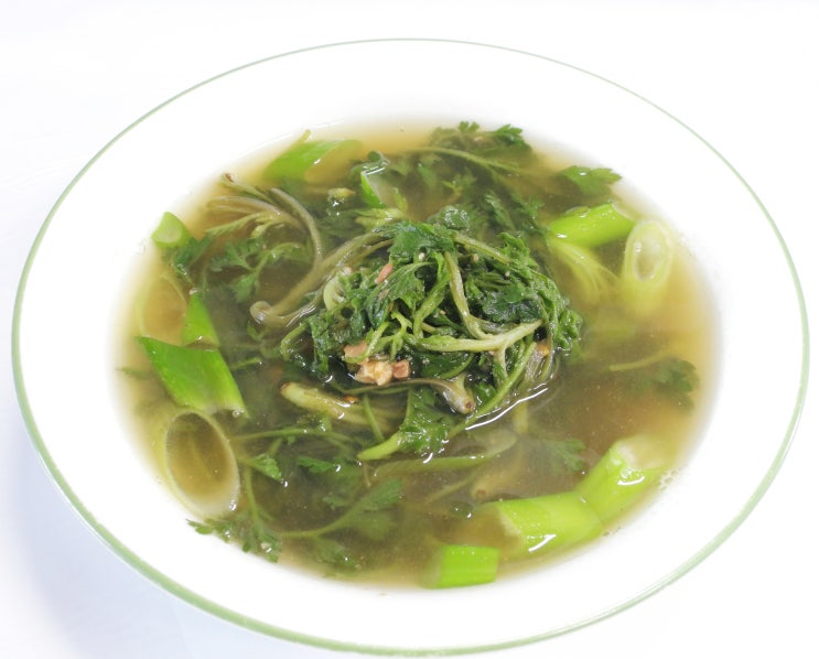  쑥국 끓이는 법, 봄이 왔어요:)