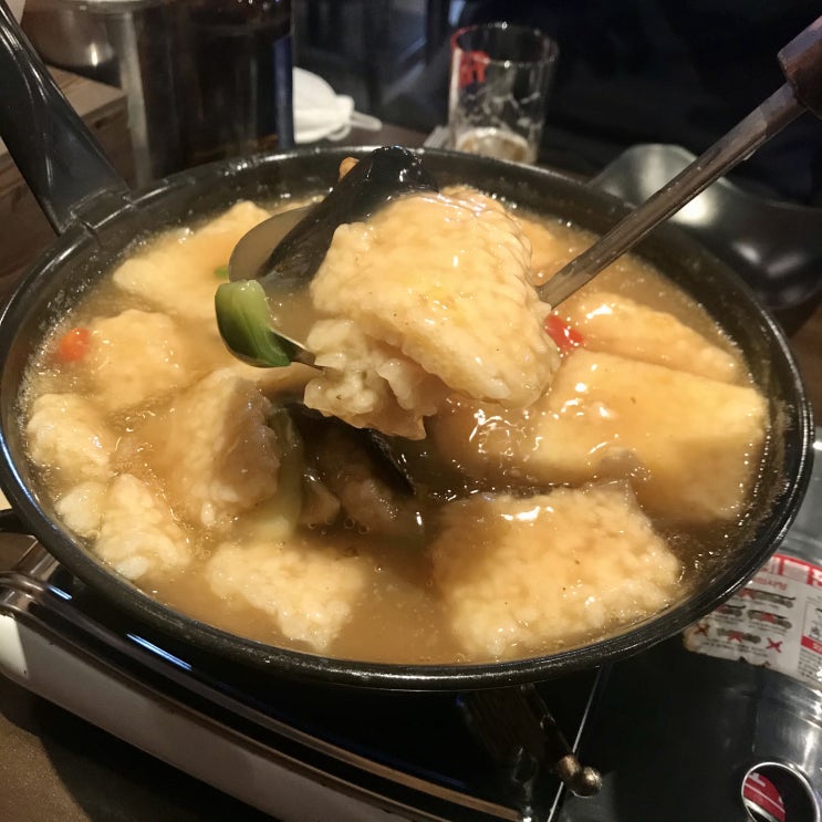 오빠닭 오리지널로스트치킨 해물누룽지탕 불당동 카페거리 오븐에빠진닭 / 천안식후감