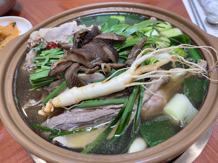  청주 오리 백숙 맛집 조은집에서 몸보신했어요