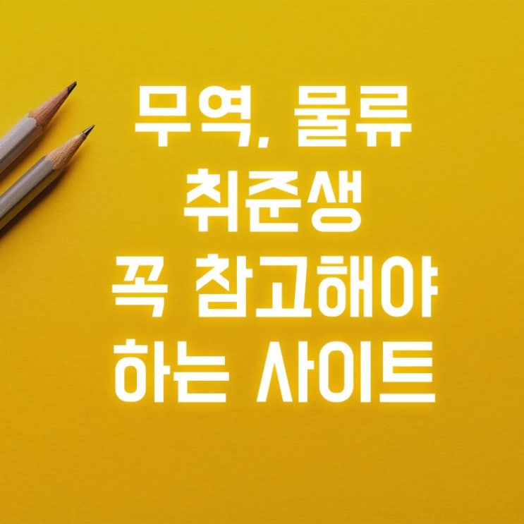  무역/통상/물류 취준생이 꼭 참고해야 할 사이트 및 영상 추천(개념, 용어, 필요역량, 자격증)
