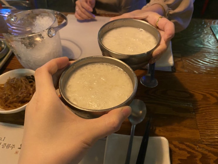  오매가매 충무로역 전 맛집에서 막걸리를