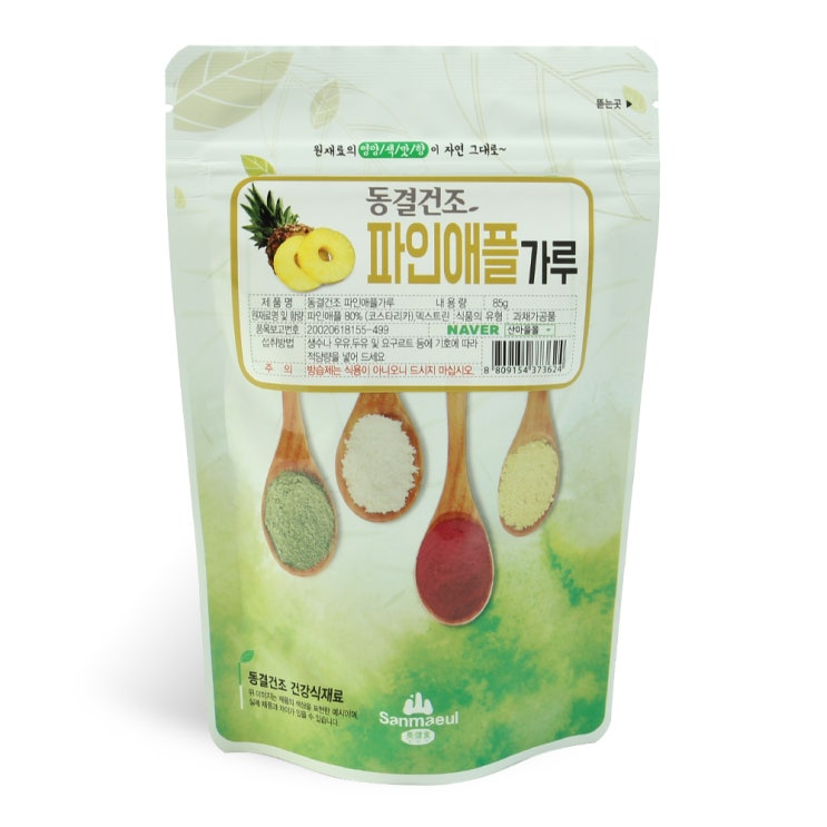 선호도 좋은 산마을 동결건조 파인애플가루, 85g, 1개(로켓배송) ···