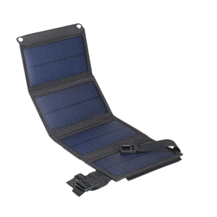 가성비 좋은 태양 전원 접는 태양 전지 충전기 20W USB 태양 전지 패널 접는 보조베터리 야외 캠핑 하이킹 배터리 충전기 휴대용|태양광 패널|, 단일(A0), black(A0)