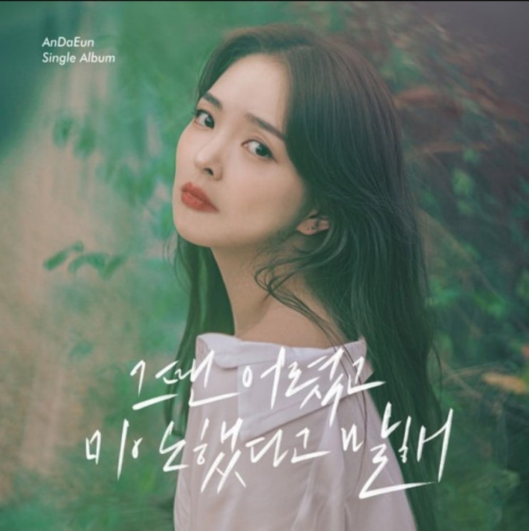  음악감상) 안다은(디에이드, The Ade) - 그땐 어렸고 미안했다고 말해 (인디 감성 발라드)