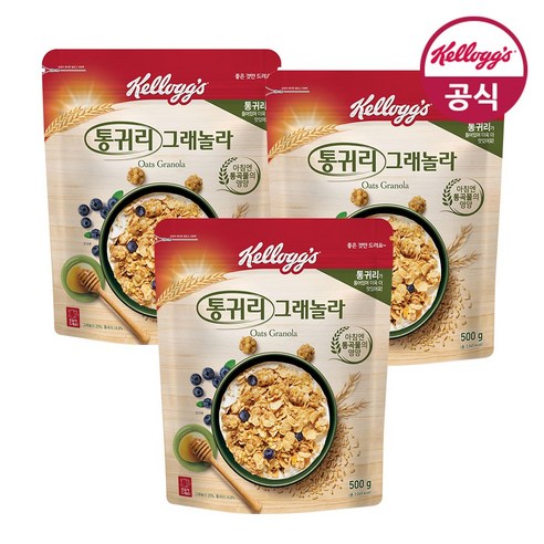 인기 많은 켈로그 통귀리 그래놀라, 500g, 1개(로켓배송) ··· 인기 많은 켈로그 통귀리 그래놀라, 500g, 1개(로켓배송) ···