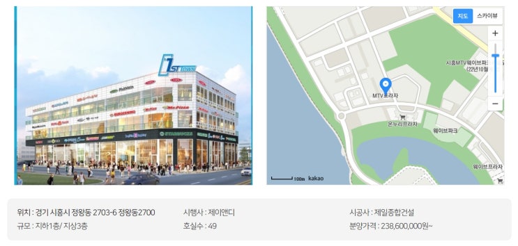  [AI빅데이터가 분석/분양하는]거북섬 퍼스트타운 상가