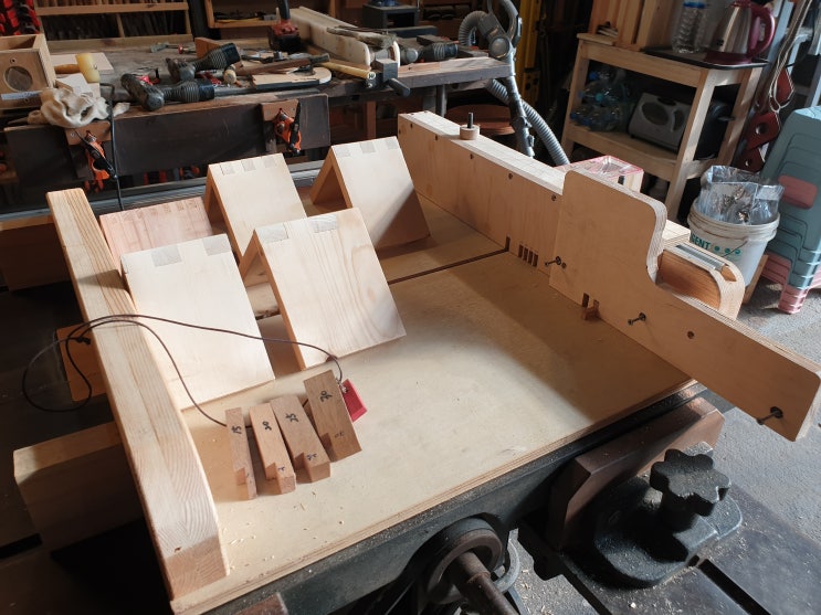  테이블쏘 Box joint, Finger joint  Jig