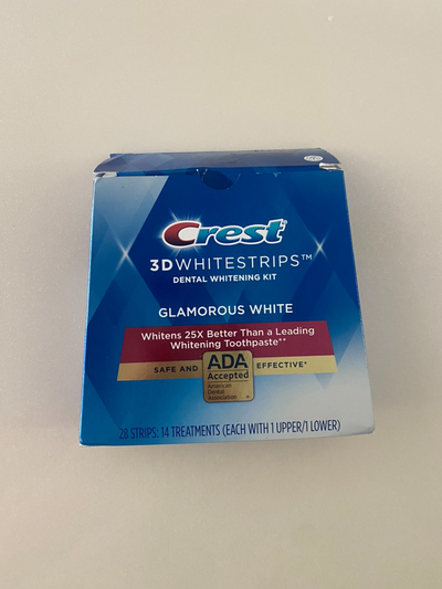 즉각적인 치아 미백 효과 : 크레스트 crest 3d white strips
