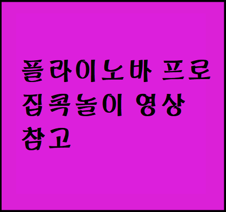  집콕 실내 놀이 장난감 내돈내산 미니드론 플라이노바 프로 플레이 영상