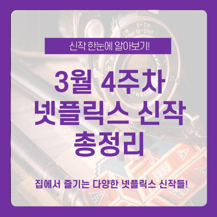 3월 4주차  넷플릭스 신작 한눈에 알아보기_ 나빌레라, 그여름 파도가 일었다, 넷플릭스 드라마 추천