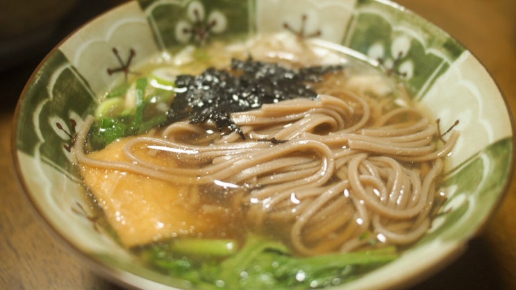  온메밀국수(=메밀온면, 온소바)