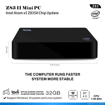 구매평 좋은 [해외] Z83 정품 윈도우 10 미니 pc baytrail Z8350 TV 박스 HD 디스플레이 32 기가 바이트 windows10 셋톱 박스 미디어 플레이어 스마트