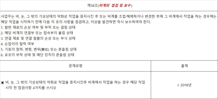 건설안전기사 필답형 19년1회차 건설안전기사 필답형 19년1회차