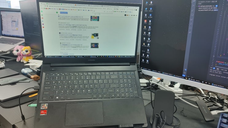 [노트북] 한성 노트북 TFX5450UC 사용 후기(개발용)