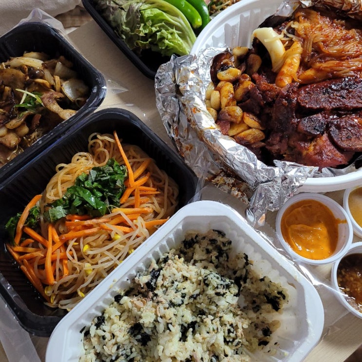  [방이동 배달 맛집] 직화방이 직화방2 뼈직화구이 메뉴 후기 + 굽네 고추바사삭 순살