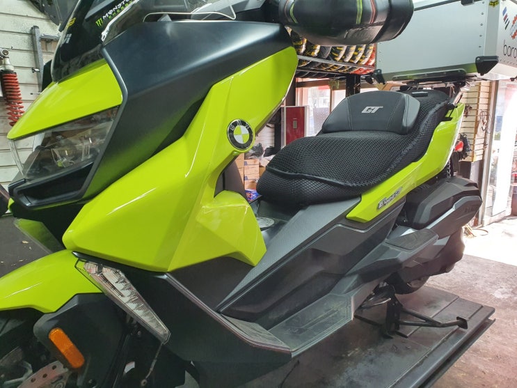  [모터월드]BMW C400GT 전체랩핑＆엔진오일교환