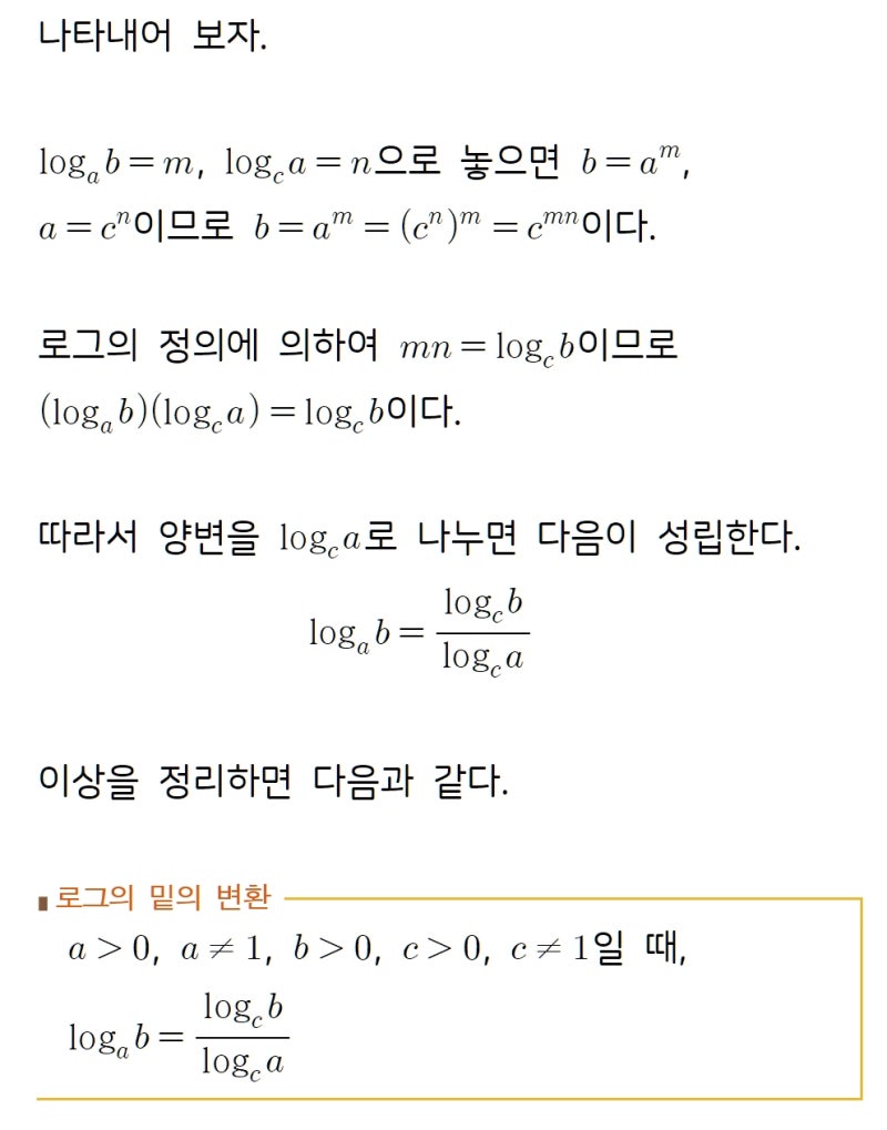 수학 1 개념정리] 1.지수함수와 로그함수 (1) 지수와 로그 : 네이버 블로그