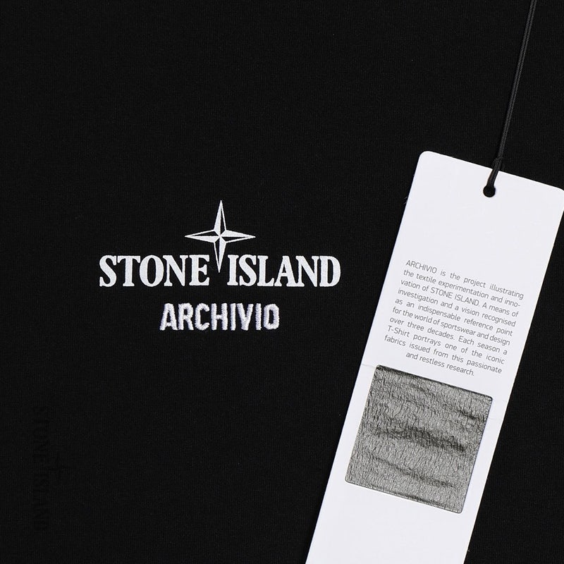스톤아일랜드 ARCHIVIO PRJ 모노바다 티셔츠 BK