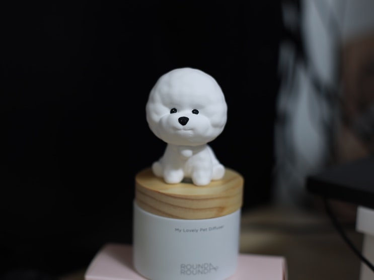  올리브영 라운드어라운드 마이 러블리 펫 디퓨저 , 비숑프리제 모양 디퓨저, 남자친구 선물 추천
