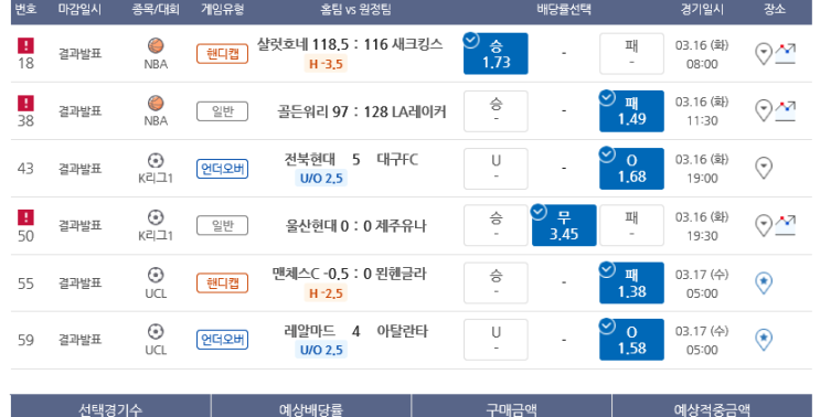 프로토 어제 아침 이후 올킬 지속 3월17일 프로토 어제 아침 이후 올킬 지속 3월17일