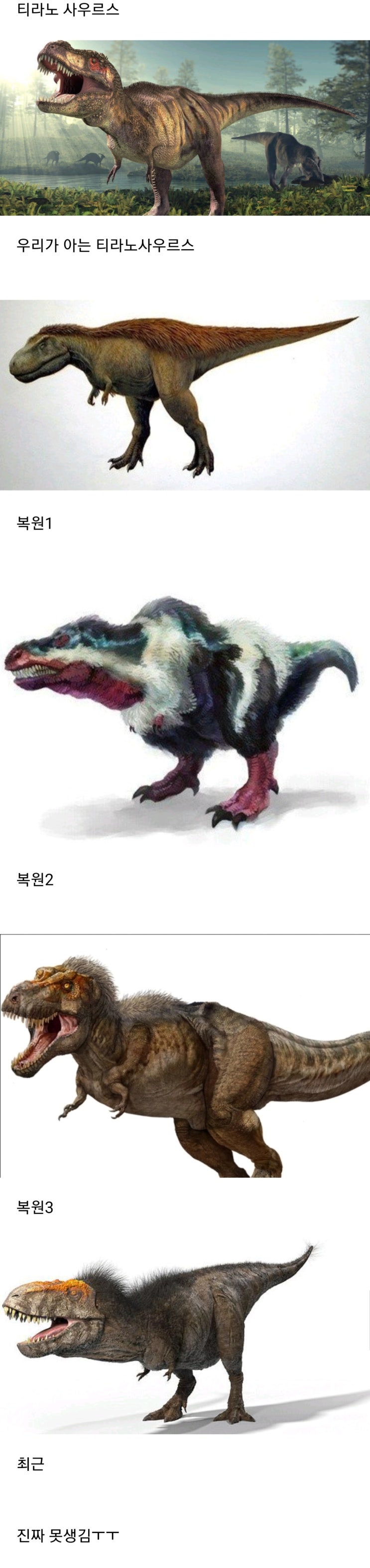  복원되면 될수록 못생겨지는 애