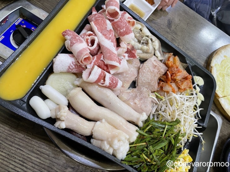  인천 모래내시장 맛집 통큰소곱창 모듬구이 가격과 양