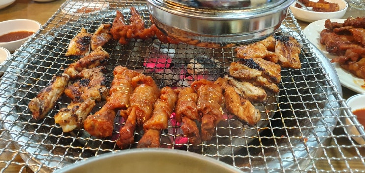 부천 롯데백화점 맛집 신중동 꼬꼬왕 숯불닭갈비 숯불닭발 최고에요