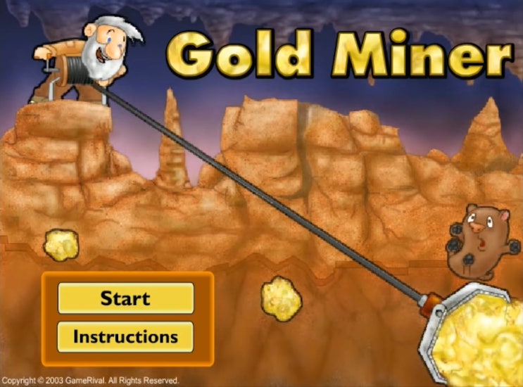 금캐기게임 gold miner
